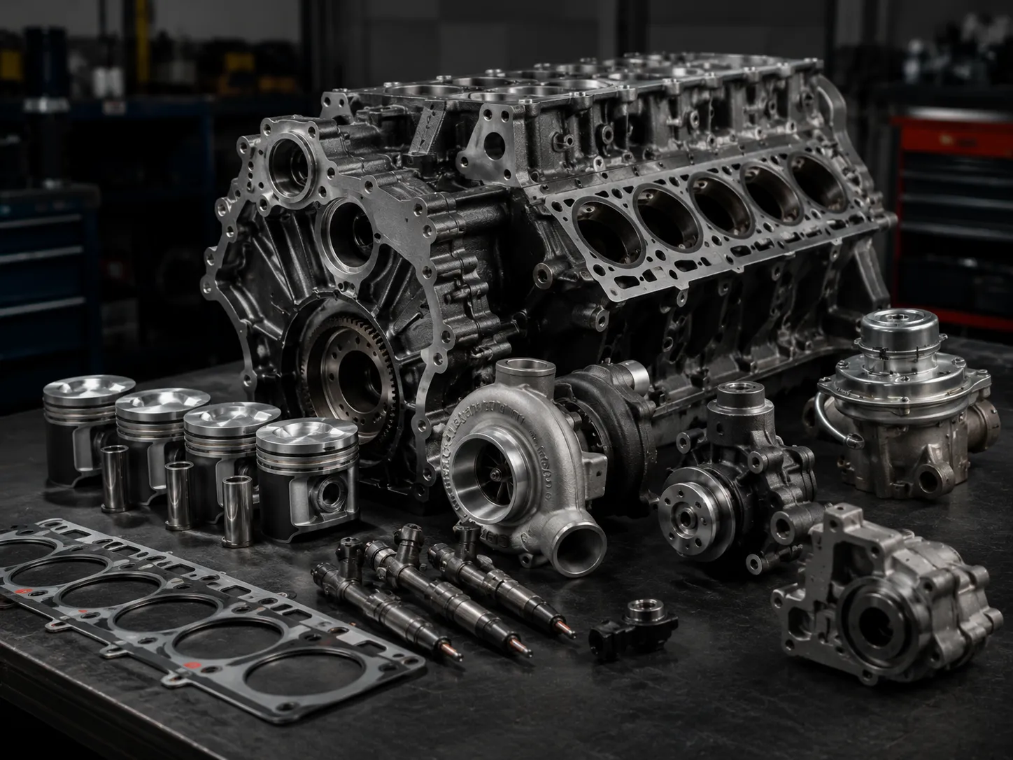 Heavy-duty diesel engine component