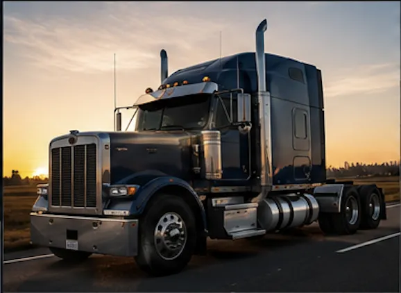 Owner-operator semi truck
